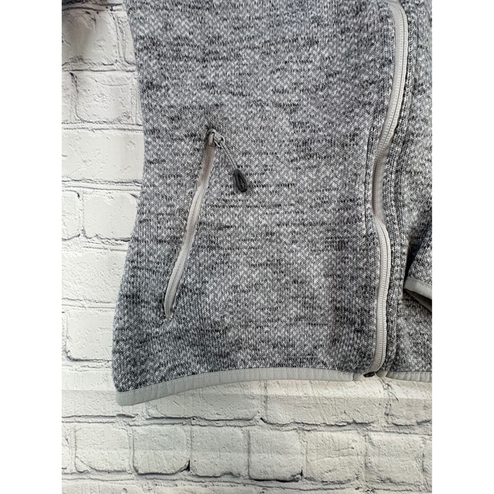 Mammut Chamuera Hooded Jacket Women M Grey Good Fleece Knit Full Zip - Picture 5 of 12